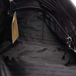 مملوكة مسبقًا Michael Kors Black Leather Medium Jet Set Travel Chain Tote