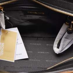 Pre Owned Michael Kors Multicolor Leopard Calf Hair and Python Effect Medium Selma Satchel