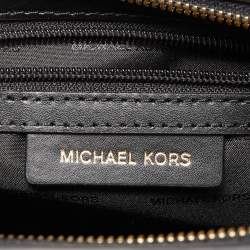 Pre Owned Michael Kors Multicolor Leopard Calf Hair and Python Effect Medium Selma Satchel