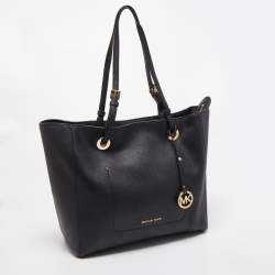 Pre Owned Michael Kors Burgundy Leather Large East West Walsh Shopper Tote