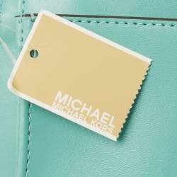 مملوكة مسبقًا محفظة توري برش جيت سيت ترافيل كانفاس مقوى بني سحاب مزدوج حمالة معصم