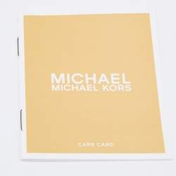 Pre Owned Michael Kors Pink Leather Nicole Crossbody Bag