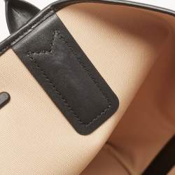 Pre Owned Michael Kors Black/Grey Signature Coated Canvas Large Jodie Tote