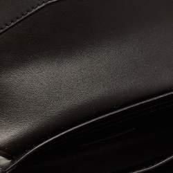 Pre Owned Michael Kors Black Leather Small Lita Crossbody Bag