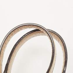 Pre Owned Michael Kors Beige Quilted Patent Leather Large Sloan Shoulder Bag