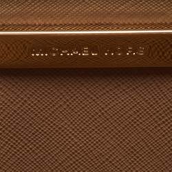 Pre Owned Michael Kors Tri Color Leather Small Mercer Tote