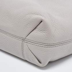 مملوكة مسبقًا Michael Kors Grey Leather Medium Jet Set Chain Shoulder Bag