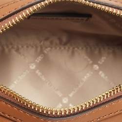 Michael Kors Brown Signature Canvas And Leather Extra Small Duffle Bag