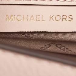 مملوكة مسبقًا Michael Kors Pink Leather Small Nouveau Hamilton Satchel