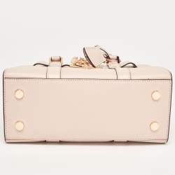مملوكة مسبقًا Michael Kors Pink Leather Small Nouveau Hamilton Satchel