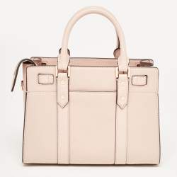 مملوكة مسبقًا Michael Kors Pink Leather Small Nouveau Hamilton Satchel