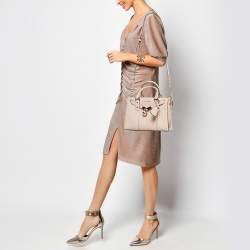 مملوكة مسبقًا Michael Kors Pink Leather Small Nouveau Hamilton Satchel