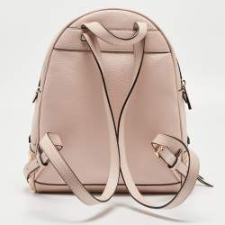 Michael Kors Light Pink Leather Rhea Backpack