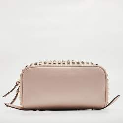 Michael Kors Light Pink Leather Rhea Backpack
