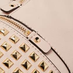 Michael Kors Light Pink Leather Rhea Backpack