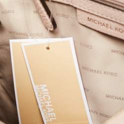 Michael Kors Light Pink Leather Rhea Backpack