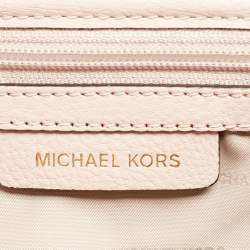 Michael Kors Light Pink Leather Rhea Backpack