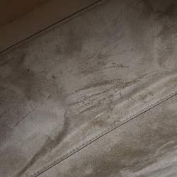 Pre Owned Michael Kors Vanilla/Tan Siganture Coated Canvas and Leather Karlie Tote