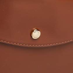 مملوكة مسبقًا Michael Kors Brown Croc Embossed Leather Izzy Tote