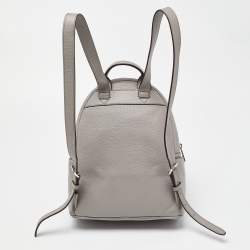MICHAEL Michael Kors Grey Leather Abbey Studded Backpack