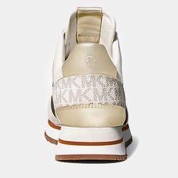 Michael Kors Maddy White leather trainer