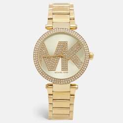Michael Kors Champagne Gold Plated Stainless Steel Parker MK6659 Women's Wristwatch 39 mm