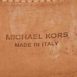 Michael Kors Brown Leather Wide Waist Belt XS