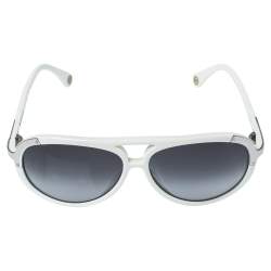 MICHAEL Michael Kors White/ Gradient M6714S Delancey Aviator Sunglasses