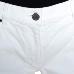 Michael Kors White Denim Straight Fit Jeans M 