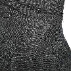 Pre Owned Michael Kors Black Silk Blend Sleeveless Midi Dress L