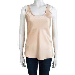 Pre Owned Michael Kors Beige Sleeveless Top S