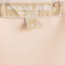 Pre Owned Michael Kors Beige Sleeveless Top S