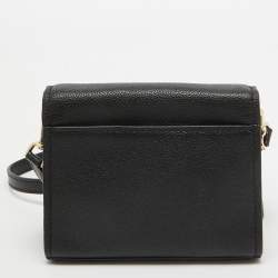 Pre Owned Michael Kors Black Leather XS Cassie Crossbody Bag