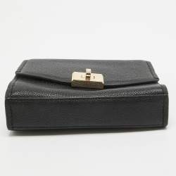 Pre Owned Michael Kors Black Leather XS Cassie Crossbody Bag