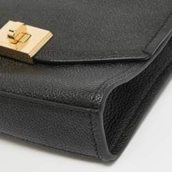 Pre Owned Michael Kors Black Leather XS Cassie Crossbody Bag