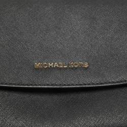 Michael Kors Black Saffiano Leather Sofia Top Handle Bag