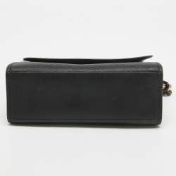 Michael Kors Black Saffiano Leather Sofia Top Handle Bag