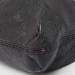 Pre Owned حقيبة كتف مايكل كورس كامبو جلد أزرق كبيرة برباط