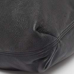 Pre Owned حقيبة كتف مايكل كورس كامبو جلد أزرق كبيرة برباط