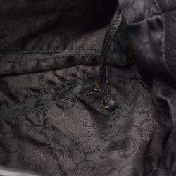 Pre Owned حقيبة كتف مايكل كورس كامبو جلد أزرق كبيرة برباط