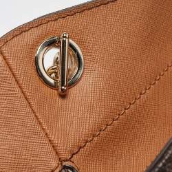 Pre Owned حقيبة كتف مايكل كورس سلسلة ترافيل جيت سيت جلد سوداء