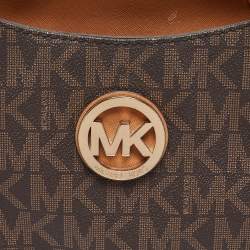 Pre Owned حقيبة كتف مايكل كورس سلسلة ترافيل جيت سيت جلد سوداء