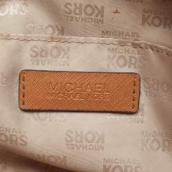 Pre Owned حقيبة كتف مايكل كورس سلسلة ترافيل جيت سيت جلد سوداء