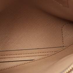Michael Kors Brown/Beige Signature Coated Canvas and Leather Mini Mercer Tote