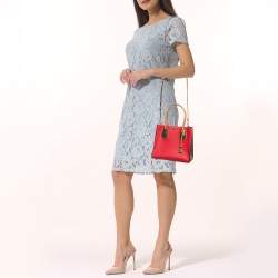 Pre Owned Michael Kors Multicolor Signature Coated Canvas and Leather Mercer Tote