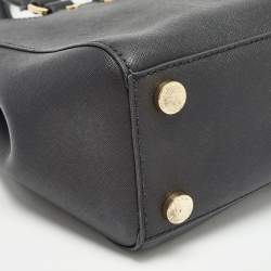 Michael Kors Black Leather Medium Sutton Tote