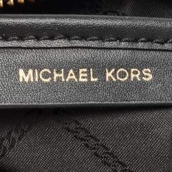 Pre Owned Michael Kors Black Nylon and Leather Gabardine Crossbody Bag