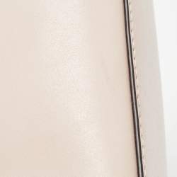 Michael Kors Light Pink Leather Small Mott Top Handle Bag