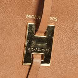 مملوكة مسبقًا Michael Kors Brown Leather Fold Over Flap Shoulder Bag