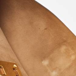 مملوكة مسبقًا Michael Kors Brown Leather Fold Over Flap Shoulder Bag